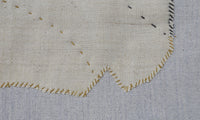 Vintage Turkish Tapestry Rug, Minimalist (3'4" x 4'2")