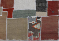 Vintage Turkish Kilim Tapestry Rug (3'4" x 4'1") - photo 6 of 9