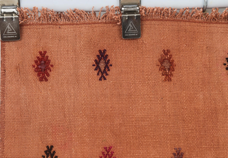 2x7 Vintage Turkish Hemp Runner Rug, Handmade Kilim, Narrow Hallway Rug, Vintage Anatolian Hemp Rug