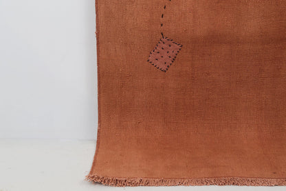2x7 Vintage Turkish Hemp Runner Rug, Handmade Kilim, Narrow Hallway Rug, Vintage Anatolian Hemp Rug