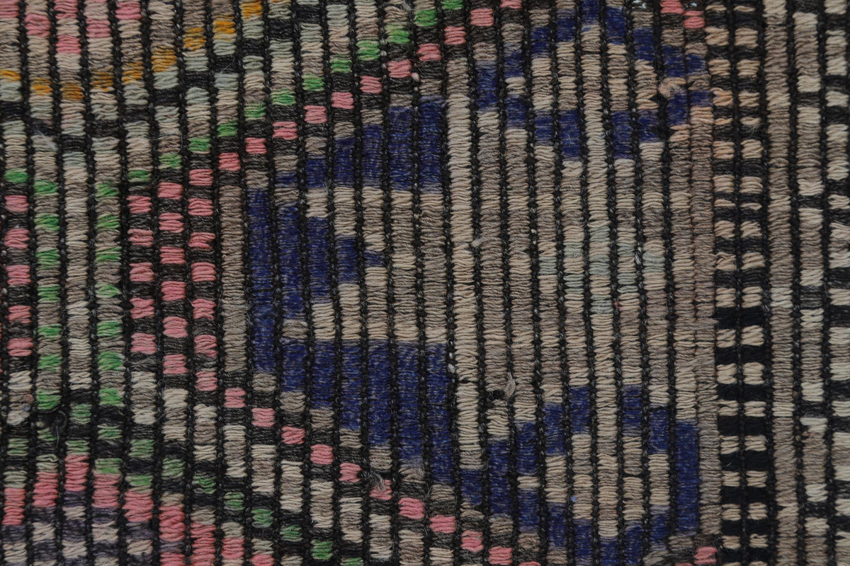 2x3 Vintage Turkish Tapestry Rug, Handmade Flatweave Wall Hanging, Vintage Kilim Textile Wall Art, Wool Tapestry