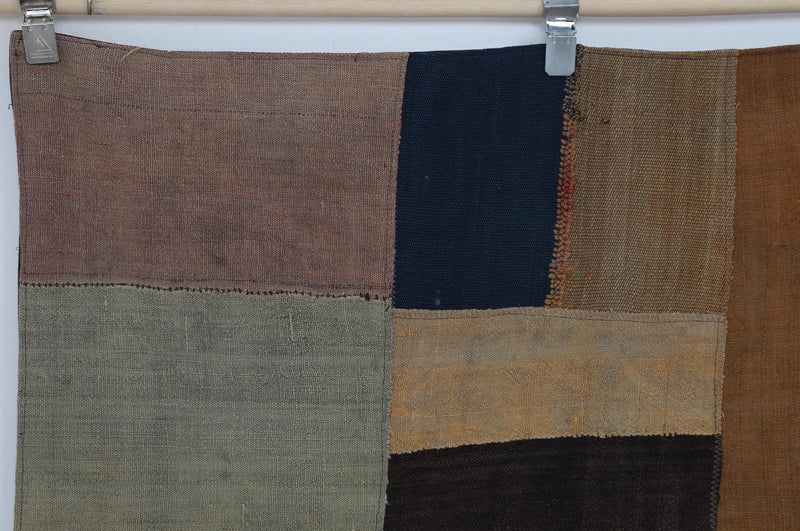 Vintage Turkish Wool Cotton Kilim Rug, Multicolor (8x12)