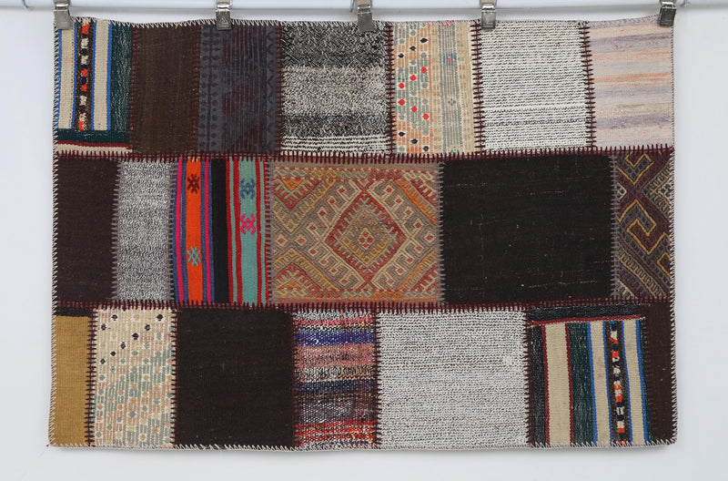 Vintage Turkish Kilim Tapestry Rug (3'3" x 4'8")