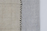 Vintage Turkish Tapestry Rug, Minimalist (3'4" x 4'2")