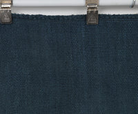 Vintage Turkish Hemp Runner Rug, Dark Blue (3x8) - photo 2 of 7