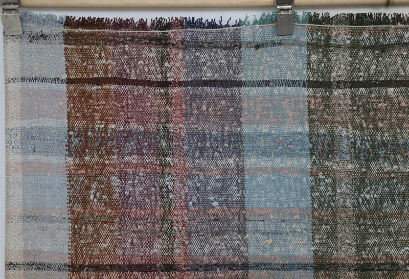 Vintage Turkish Wool Cotton Kilim Rug, Multicolor (6x9)