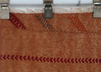 Vintage Turkish Wool Kilim Runner Rug, Orange (2x7) - photo 2 of 8