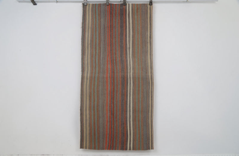 Vintage Turkish Wool Kilim Rug, Multicolor (3x5, 2'7" x 5'5") - photo 1 of 8