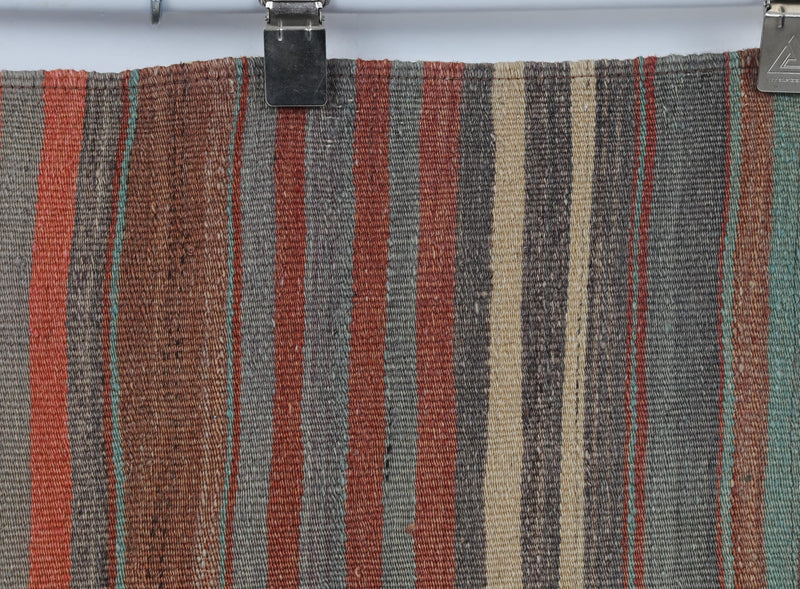 Vintage Turkish Wool Kilim Rug, Multicolor (2'6" x 5'4")