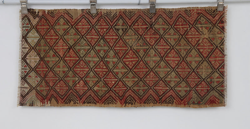 Vintage Turkish Kilim Tapestry Rug (1'10" x 3'8")