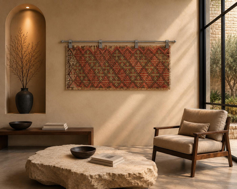 Vintage Turkish Kilim Tapestry Rug (1'10" x 3'8") - photo 1 of 10